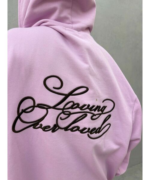 EVRIS（エヴリス）の「Lovingグラフィックジップパーカー（パーカー・レディース・ピンク/グレー/ブラック・FREE）」の19枚目の写真