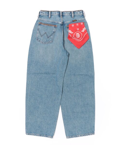 Lee(リー)の「Wrangler/ラングラー【US ORIGINAL】バレルジーンズ ブランケットステッチ(デニムパンツ・レディース・ブルー・X-SMALL/SMALL/MEDIUM)」の2枚目の写真
