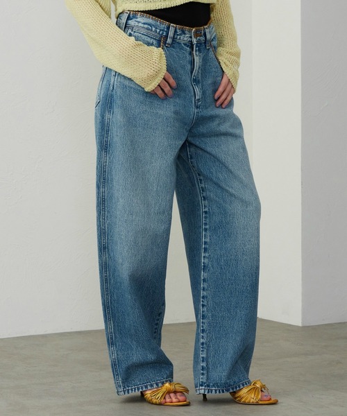 Lee(リー)の「Wrangler/ラングラー【US ORIGINAL】バレルジーンズ ブランケットステッチ(デニムパンツ・レディース・ブルー・X-SMALL/SMALL/MEDIUM)」の6枚目の写真