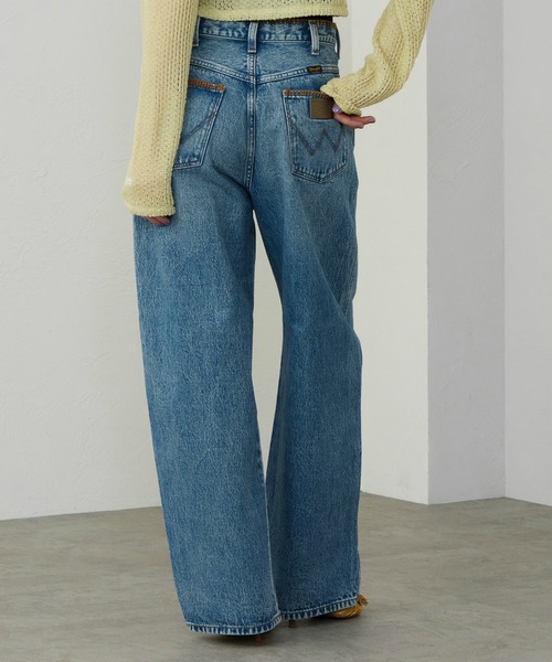 Lee(リー)の「Wrangler/ラングラー【US ORIGINAL】バレルジーンズ ブランケットステッチ(デニムパンツ・レディース・ブルー・X-SMALL/SMALL/MEDIUM)」の7枚目の写真