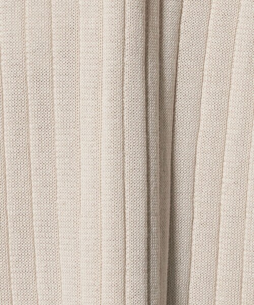 SLOANE(スローン)の「【別注】<SLOANE>リブ スキッパー ニット(ニット/セーター・レディース・ネイビー/ベージュ・1)」の8枚目の写真