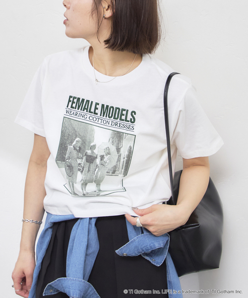 U by SPICK&SPAN（ユーバイスピックアンドスパン）の「GOOD ROCK SPEED / グッドロックスピード LIFE PICTURE COLLECTION フォト Tee（Tシャツ/カットソー・レディース・ホワイト/ベージュ・MEDIUM）」の8枚目の写真