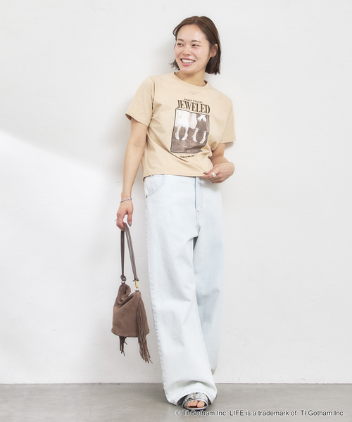 U by SPICK&SPAN（ユーバイスピックアンドスパン）の「GOOD ROCK SPEED / グッドロックスピード LIFE PICTURE COLLECTION フォト Tee（Tシャツ/カットソー・レディース・ホワイト/ベージュ・MEDIUM）」の16枚目の写真