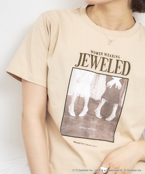 U by SPICK&SPAN（ユーバイスピックアンドスパン）の「GOOD ROCK SPEED / グッドロックスピード LIFE PICTURE COLLECTION フォト Tee（Tシャツ/カットソー・レディース・ホワイト/ベージュ・MEDIUM）」の17枚目の写真