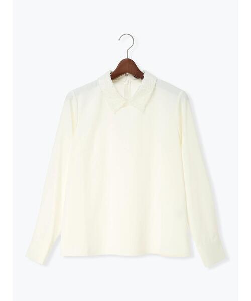 Te chichi（テチチ）の「レースカラーブラウス（シャツ/ブラウス・レディース・ネイビー/グレー・F）」の17枚目の写真