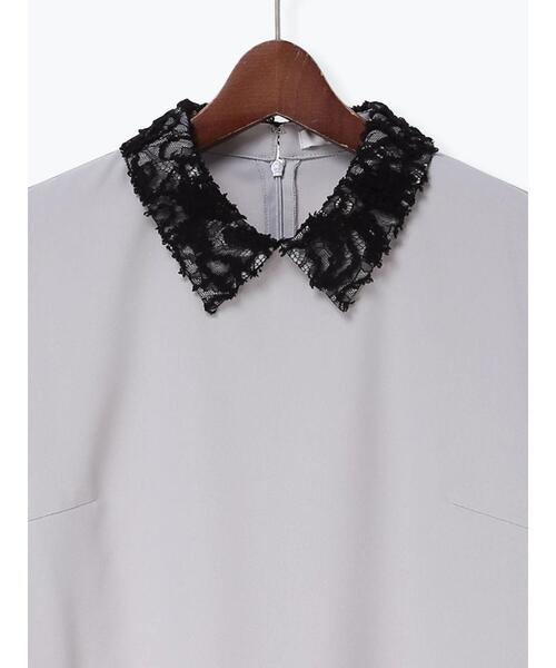 Te chichi（テチチ）の「レースカラーブラウス（シャツ/ブラウス・レディース・ネイビー/グレー・F）」の21枚目の写真