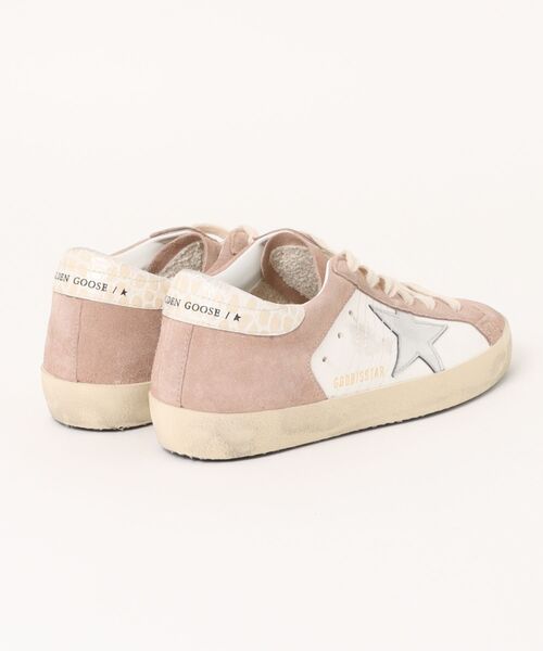 GOLDEN GOOSE(ゴールデングース)の「Super-Star レディース スエード(ピンク) ラミネートレザースター(シルバー)(スニーカー・レディース・ピンク系その他・36/37/38/39)」の7枚目の写真