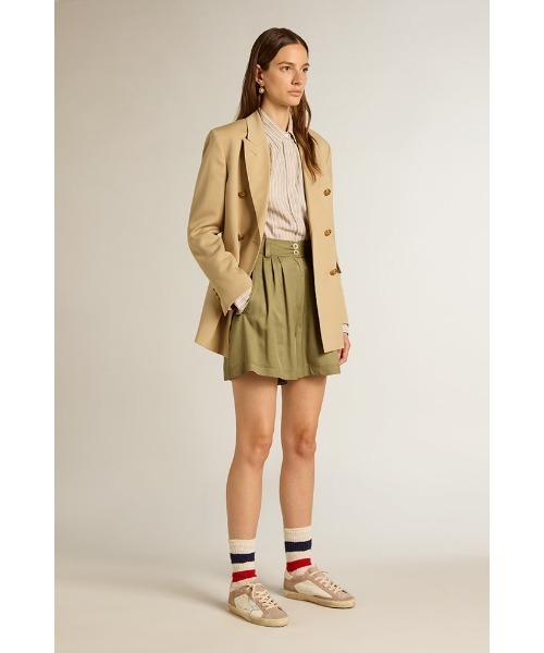 GOLDEN GOOSE(ゴールデングース)の「Super-Star レディース スエード(ピンク) ラミネートレザースター(シルバー)(スニーカー・レディース・ピンク系その他・36/37/38/39)」の6枚目の写真