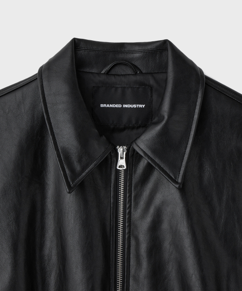 BRANDED（ブランデッド）の「FAKE LEATHER SINGLE JACKET [BLACK]（ライダースジャケット・メンズ・その他・MEDIUM/LARGE/X-LARGE）」の3枚目の写真