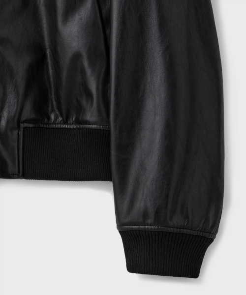 BRANDED（ブランデッド）の「FAKE LEATHER SINGLE JACKET [BLACK]（ライダースジャケット・メンズ・その他・MEDIUM/LARGE/X-LARGE）」の5枚目の写真