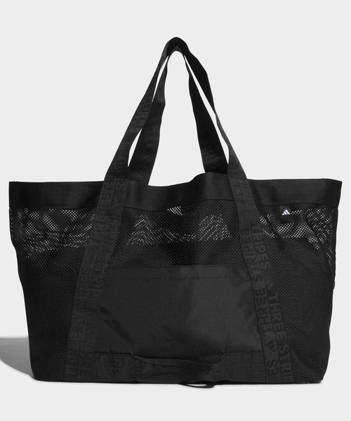 adidas(アディダス)の「ギア トート メッシュ バッグ / アディダス adidas(トートバッグ・メンズ・ブラック・FREE)」の1枚目の写真