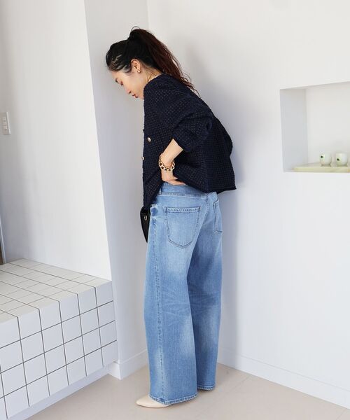 le.coeur blanc（ルクールブラン）の「Healthy DENIM Pink Pepper Midrise（その他パンツ・レディース・サックスブルー/ブルー・37/36）」の5枚目の写真