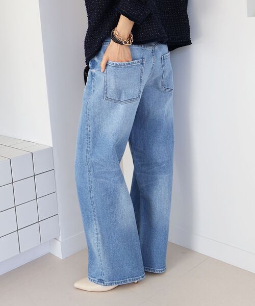 le.coeur blanc（ルクールブラン）の「Healthy DENIM Pink Pepper Midrise（その他パンツ・レディース・サックスブルー/ブルー・37/36）」の6枚目の写真