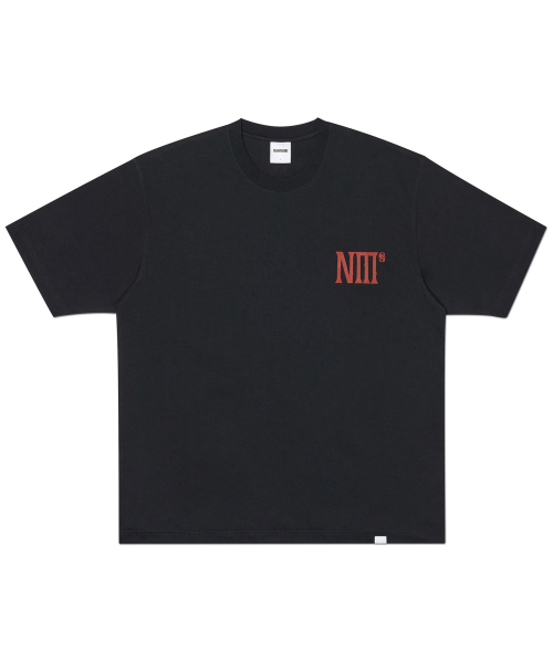 NOMANUAL（NOMANUAL）の「TWO FACE LOGO T-SHIRT - BLACK（Tシャツ/カットソー・レディース・その他・MEDIUM/LARGE/X-LARGE/SMALL）」の6枚目の写真