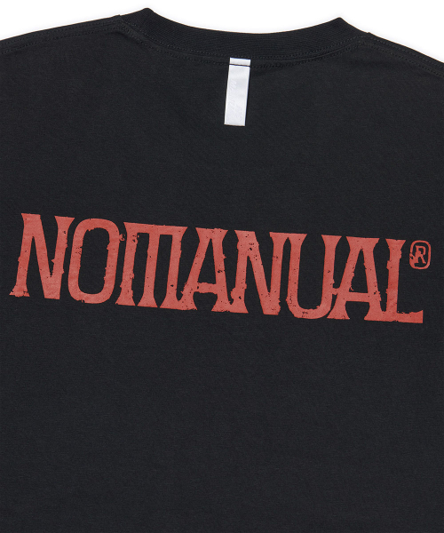 NOMANUAL（NOMANUAL）の「TWO FACE LOGO T-SHIRT - BLACK（Tシャツ/カットソー・レディース・その他・MEDIUM/LARGE/X-LARGE/SMALL）」の2枚目の写真