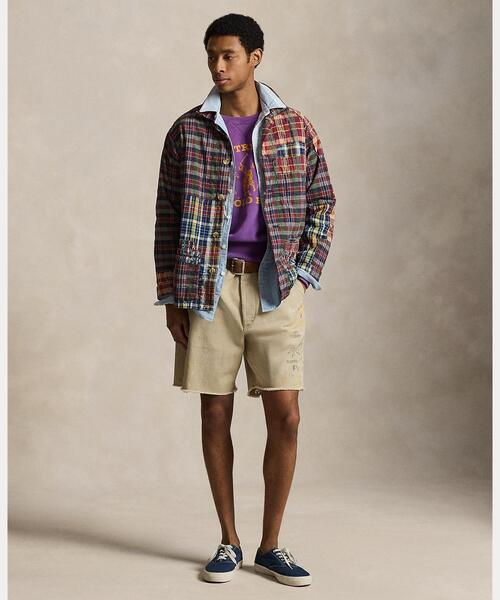 Ralph Lauren Polo パッチワーク マドラス ビッグシルエット パッチワーク マドラス オーバーシャツ（シャツ/ブラウス）｜POLO
