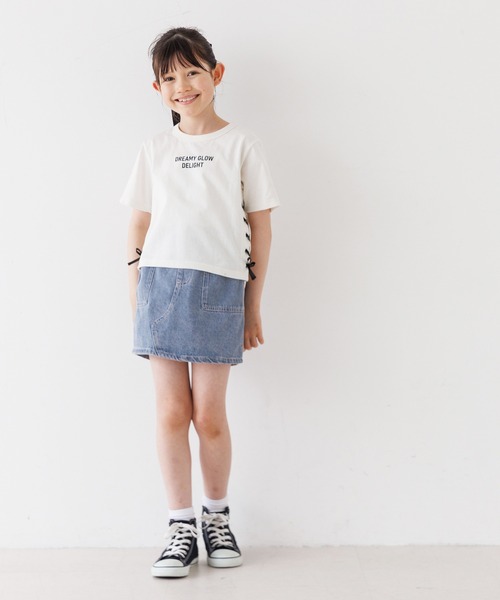coca（coca）（コカ）の「キッズ　タイトスカパン（デニムパンツ・キッズ・ブラック/アイボリー/ライトブルー・120/130/140/150）」の8枚目の写真