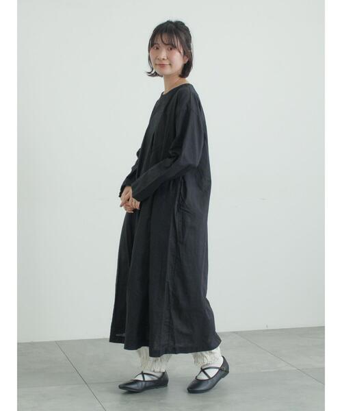 TSUHARU by Samansa Mos2（ツハルバイサマンサモスモス）の「【tukuroi】コットンジャカード製品染め裾ゴムパンツ（その他パンツ・レディース・オフホワイト・F）」の13枚目の写真