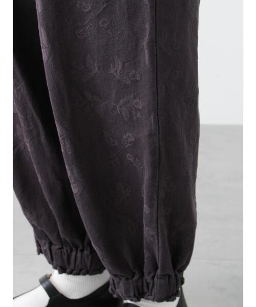 TSUHARU by Samansa Mos2（ツハルバイサマンサモスモス）の「【tukuroi】コットンジャカード製品染め裾ゴムパンツ（その他パンツ・レディース・オフホワイト・F）」の16枚目の写真