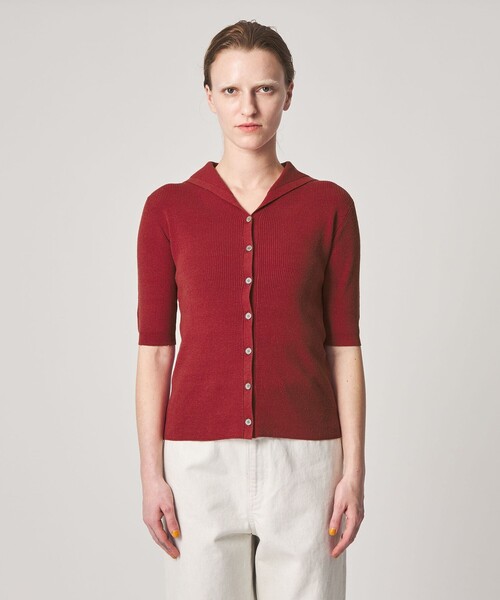 Steven Alan(スティーブンアラン)の「<Steven Alan>リブ カーディガン(カーディガン/ボレロ・レディース・レッド/オリーブ/オフホワイト・FREE)」の21枚目の写真