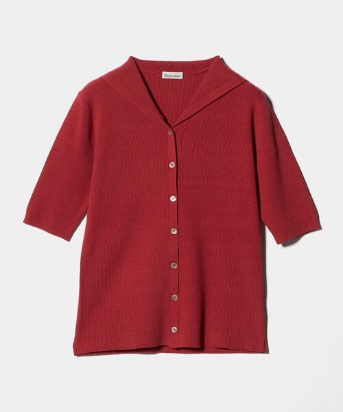 Steven Alan(スティーブンアラン)の「<Steven Alan>リブ カーディガン(カーディガン/ボレロ・レディース・レッド/オリーブ/オフホワイト・FREE)」の8枚目の写真