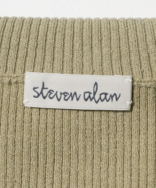 Steven Alan(スティーブンアラン)の「<Steven Alan>リブ カーディガン(カーディガン/ボレロ・レディース・レッド/オリーブ/オフホワイト・FREE)」の5枚目の写真