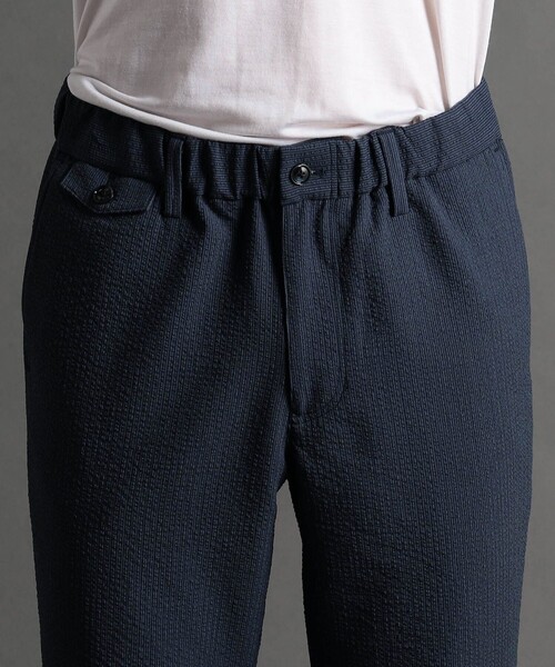 MONSIEUR NICOLE（ムッシュニコル）の「【ex/tra】EVALET サッカー トラックパンツ（その他パンツ・メンズ・ネイビー/ホワイト・SMALL/MEDIUM/LARGE/X-LARGE）」の12枚目の写真