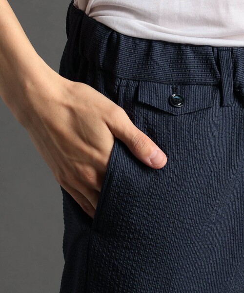 MONSIEUR NICOLE（ムッシュニコル）の「【ex/tra】EVALET サッカー トラックパンツ（その他パンツ・メンズ・ネイビー/ホワイト・SMALL/MEDIUM/LARGE/X-LARGE）」の14枚目の写真