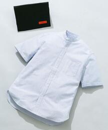 URBAN RESEARCH ROSSO MEN | 『WEB限定』『抗菌/消臭』『XXLサイズあり』ハイパフォーマンスバンドカラー半袖シャツ(シャツ/ブラウス)