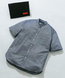 URBAN RESEARCH ROSSO MEN | 『WEB限定』『抗菌/消臭』『XXLサイズあり』ハイパフォーマンスバンドカラー半袖シャツ(シャツ/ブラウス)