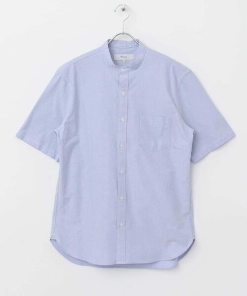 URBAN RESEARCH ROSSO MEN(アーバンリサーチロッソメン)の「『WEB限定』『抗菌/消臭』『XXLサイズあり』ハイパフォーマンスバンドカラー半袖シャツ(シャツ/ブラウス・メンズ・グリーン系その他/ブラック/ライトブルー/グレー系その他/ネイビー/ストライプ/インディゴブルー/ホワイト/ブラック系その他/グレー/ベージュ/ブルー系その他・XX-LARGE/X-LARGE/SMALL/LARGE/MEDIUM)」の21枚目の写真