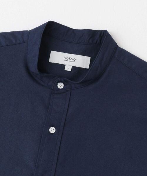 URBAN RESEARCH ROSSO MEN(アーバンリサーチロッソメン)の「『WEB限定』『抗菌/消臭』『XXLサイズあり』ハイパフォーマンスバンドカラー半袖シャツ(シャツ/ブラウス・メンズ・グリーン系その他/ブラック/ライトブルー/グレー系その他/ネイビー/ストライプ/インディゴブルー/ホワイト/ブラック系その他/グレー/ベージュ/ブルー系その他・XX-LARGE/X-LARGE/SMALL/LARGE/MEDIUM)」の15枚目の写真