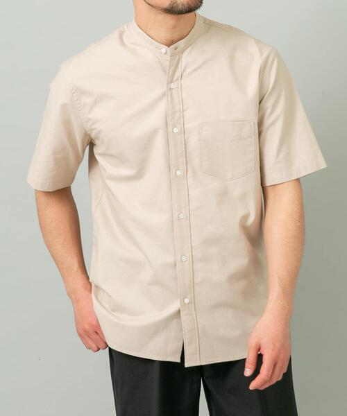 URBAN RESEARCH ROSSO MEN(アーバンリサーチロッソメン)の「『WEB限定』『抗菌/消臭』『XXLサイズあり』ハイパフォーマンスバンドカラー半袖シャツ(シャツ/ブラウス・メンズ・グリーン系その他/ブラック/ライトブルー/グレー系その他/ネイビー/ストライプ/インディゴブルー/ホワイト/ブラック系その他/グレー/ベージュ/ブルー系その他・XX-LARGE/X-LARGE/SMALL/LARGE/MEDIUM)」の16枚目の写真