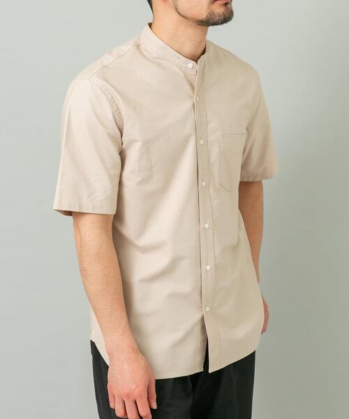 URBAN RESEARCH ROSSO MEN(アーバンリサーチロッソメン)の「『WEB限定』『抗菌/消臭』『XXLサイズあり』ハイパフォーマンスバンドカラー半袖シャツ(シャツ/ブラウス・メンズ・グリーン系その他/ブラック/ライトブルー/グレー系その他/ネイビー/ストライプ/インディゴブルー/ホワイト/ブラック系その他/グレー/ベージュ/ブルー系その他・XX-LARGE/X-LARGE/SMALL/LARGE/MEDIUM)」の17枚目の写真