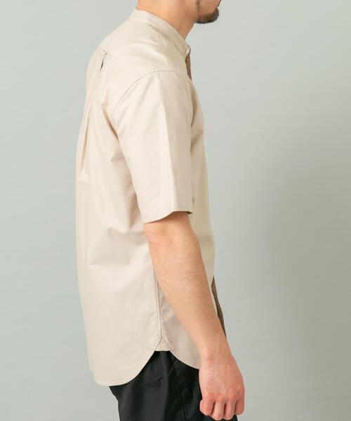 URBAN RESEARCH ROSSO MEN(アーバンリサーチロッソメン)の「『WEB限定』『抗菌/消臭』『XXLサイズあり』ハイパフォーマンスバンドカラー半袖シャツ(シャツ/ブラウス・メンズ・グリーン系その他/ブラック/ライトブルー/グレー系その他/ネイビー/ストライプ/インディゴブルー/ホワイト/ブラック系その他/グレー/ベージュ/ブルー系その他・XX-LARGE/X-LARGE/SMALL/LARGE/MEDIUM)」の18枚目の写真