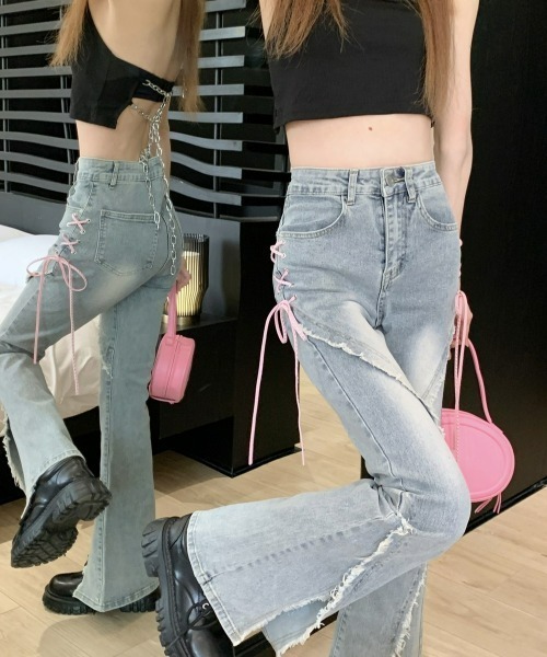 REBALANCE(リバランス)の「フレアデニムパンツ(デニムパンツ・レディース・A・SMALL/MEDIUM/LARGE)」の8枚目の写真