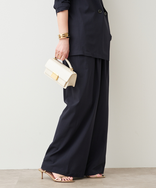 Deuxieme Classe（ドゥーズィエムクラス）の「追加 SPWOOL パンツ（スラックス・レディース・ネイビー・36/34/38）」の7枚目の写真