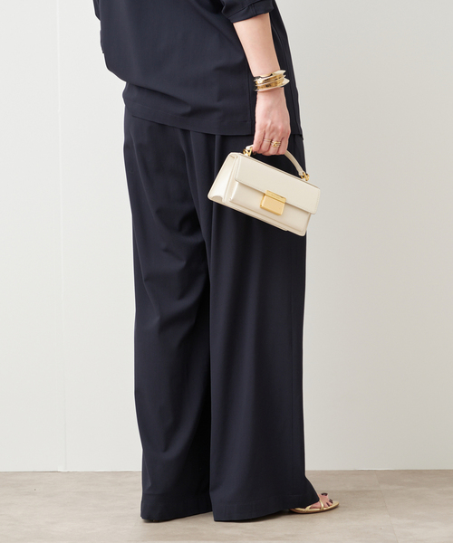 Deuxieme Classe（ドゥーズィエムクラス）の「追加 SPWOOL パンツ（スラックス・レディース・ネイビー・36/34/38）」の8枚目の写真