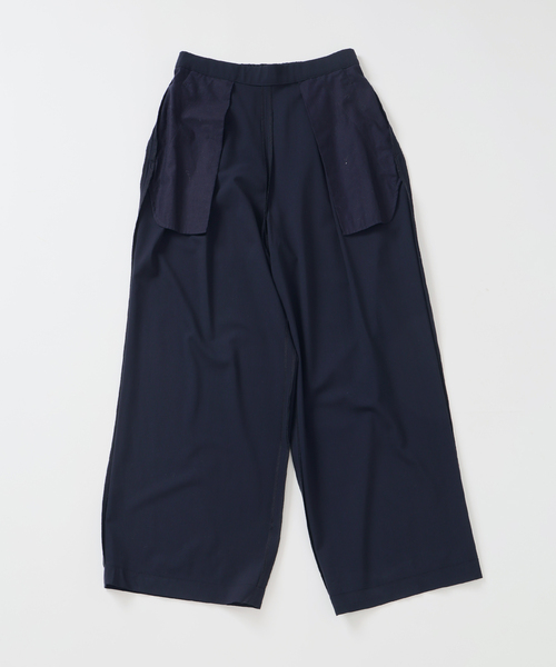 Deuxieme Classe（ドゥーズィエムクラス）の「追加 SPWOOL パンツ（スラックス・レディース・ネイビー・36/34/38）」の21枚目の写真