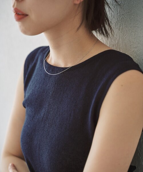 SHENERY(シーナリー)の「スキニーチェーンネックレス<Silver925>(ネックレス・レディース・ゴールド/シルバー・FREE)」の4枚目の写真