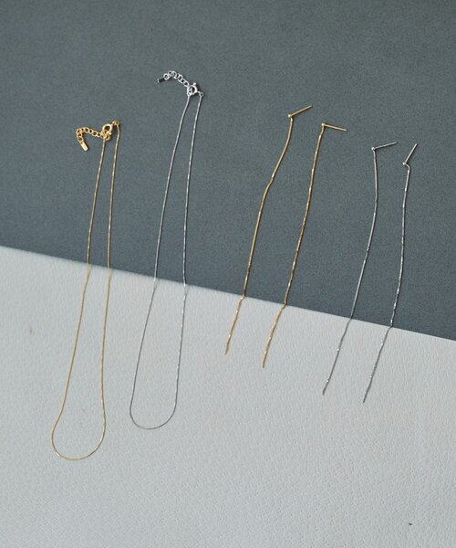 SHENERY(シーナリー)の「スキニーチェーンネックレス<Silver925>(ネックレス・レディース・ゴールド/シルバー・FREE)」の5枚目の写真