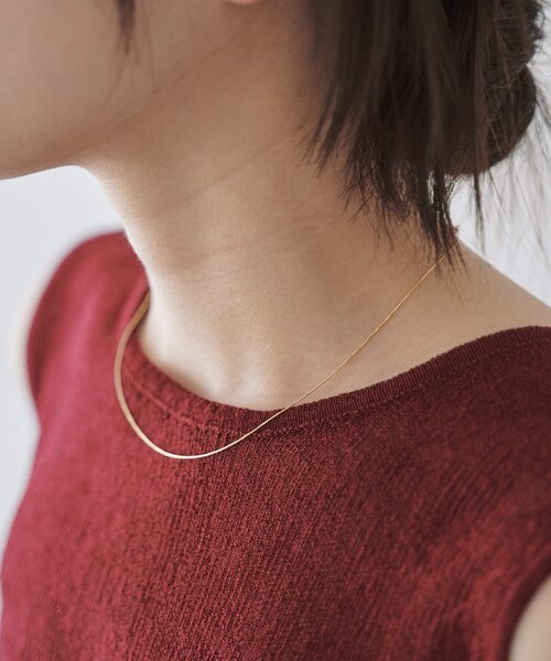 SHENERY(シーナリー)の「スキニーチェーンネックレス<Silver925>(ネックレス・レディース・ゴールド/シルバー・FREE)」の6枚目の写真