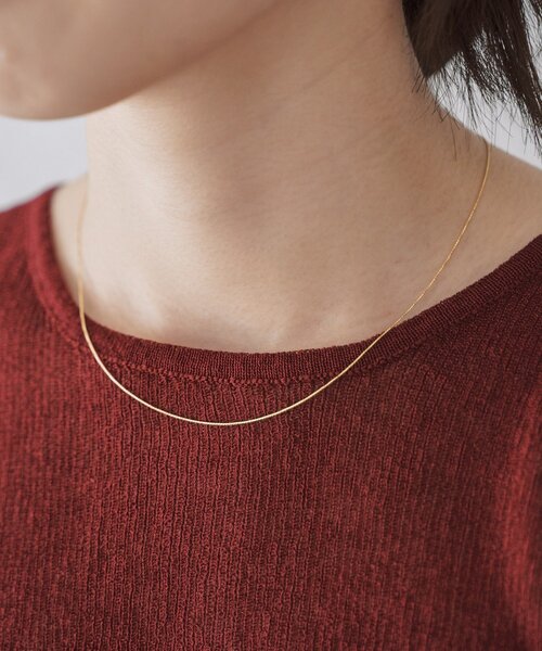 SHENERY(シーナリー)の「スキニーチェーンネックレス<Silver925>(ネックレス・レディース・ゴールド/シルバー・FREE)」の7枚目の写真