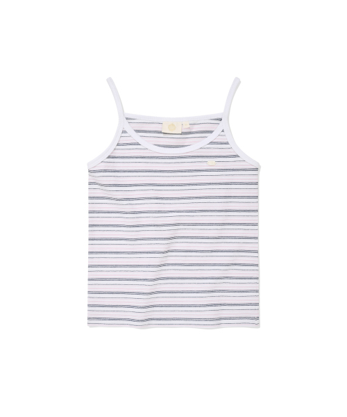 COVERNAT WOMAN(カバーナットウーマン)の「ウィメンズストライプスリーブレスホワイト(Tシャツ/カットソー・レディース・その他・WM/WS)」の1枚目の写真