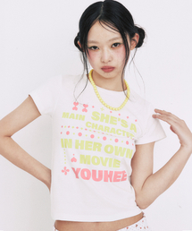 MOVIE YOUHEE LETTERING T-SHIRTS_WHITE