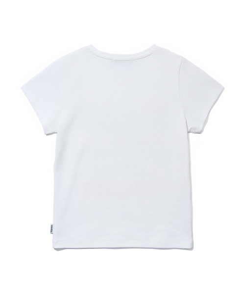 YOUHEE(ユヒ)の「MOVIE YOUHEE LETTERING T-SHIRTS_WHITE(Tシャツ/カットソー・レディース・その他・FREE)」の3枚目の写真