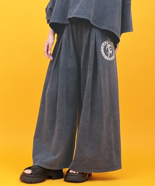チチカカ(チチカカ)の「Orale! ワンポイントゆるワイドパンツ(その他パンツ・レディース・インディゴブルー/ブルー・FREE)」の2枚目の写真