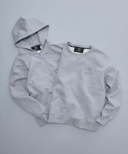 PARIS SAINT-GERMAIN（パリサンジェルマン）の「【Paris Saint-Germain / パリ・サン＝ジェルマン】JP DUAL LAYER ZIP（パーカー・メンズ・ライトグレー/ブラック/ネイビー・LARGE/MEDIUM/SMALL/X-LARGE）」の7枚目の写真