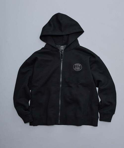 PARIS SAINT-GERMAIN（パリサンジェルマン）の「【Paris Saint-Germain / パリ・サン＝ジェルマン】JP DUAL LAYER ZIP（パーカー・メンズ・ライトグレー/ブラック/ネイビー・LARGE/MEDIUM/SMALL/X-LARGE）」の6枚目の写真