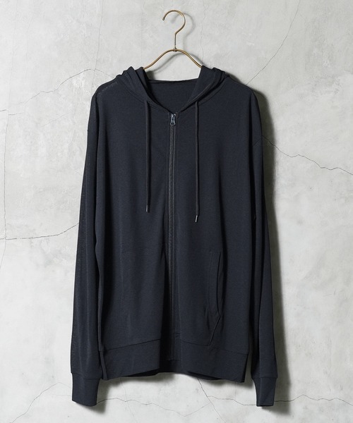 jiggys shop（ジギーズショップ）の「シア― サマージップパーカー（パーカー・メンズ・サックスブルー/ブラック/グレー/ベージュ/ネイビー/チャコールグレー・LARGE/MEDIUM/X-LARGE）」の21枚目の写真